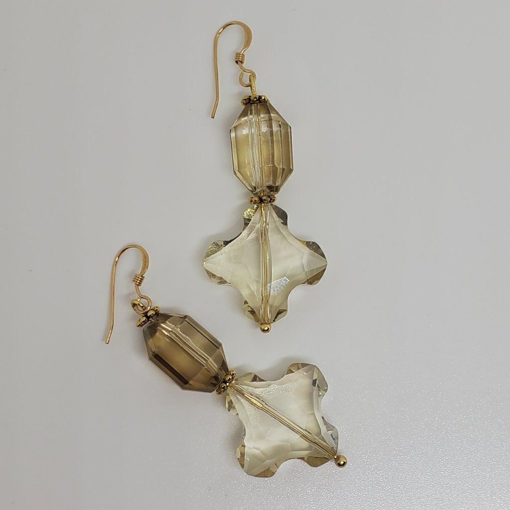 Fun beaded earrings - Handmade(NEW)